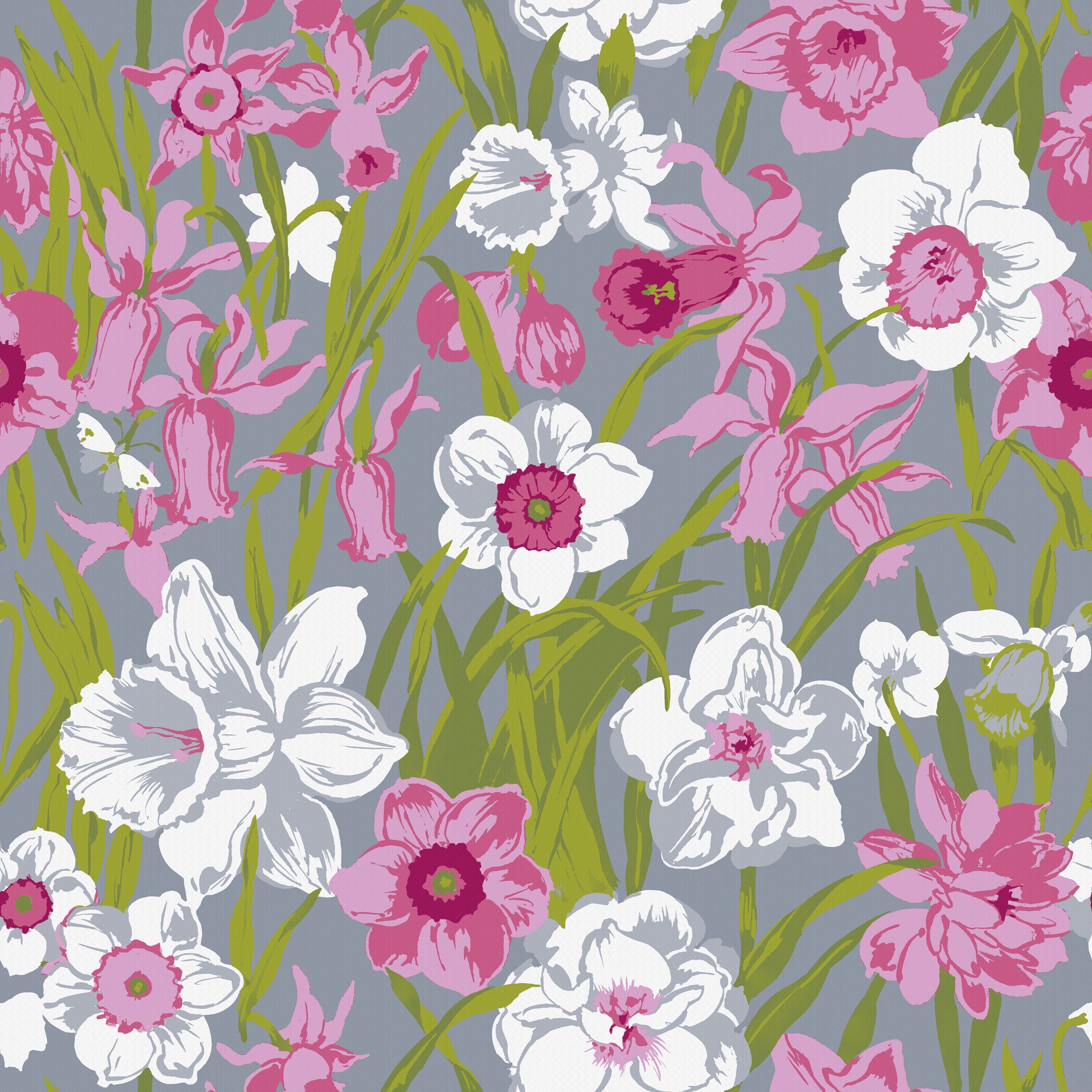 Обои с цветочными мотивами Inkiostro Bianco SANSEVERINA ARCH-00009766 - Вид №2