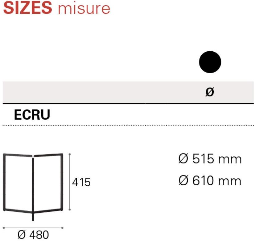 Nitesco Круглый журнальный столик Ecru sun-id-1442721 - Вид №3