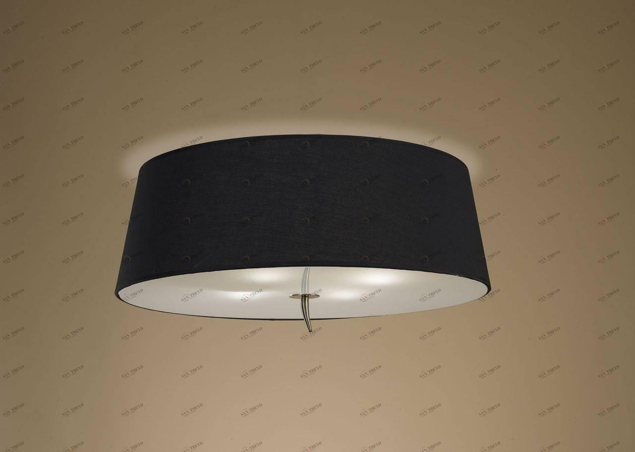 Потолочный светильник Mantra Ninette Satin Nickel 1919 MANTRA NINETTE SATIN NICKEL 073412 Черный 