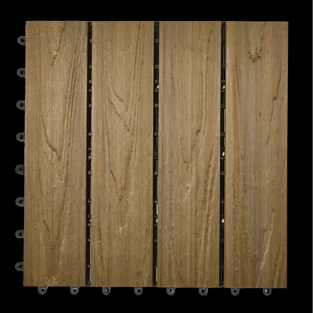 Модульное покрытие CM дерево цвет патина тик 300x300x25 мм STLM-2144400 - Вид №1