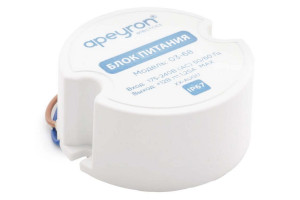 15829911 Блок питания 12В, 15Вт, IP67, 1,25А, пластик, 49х49мм 03-68 Apeyron
