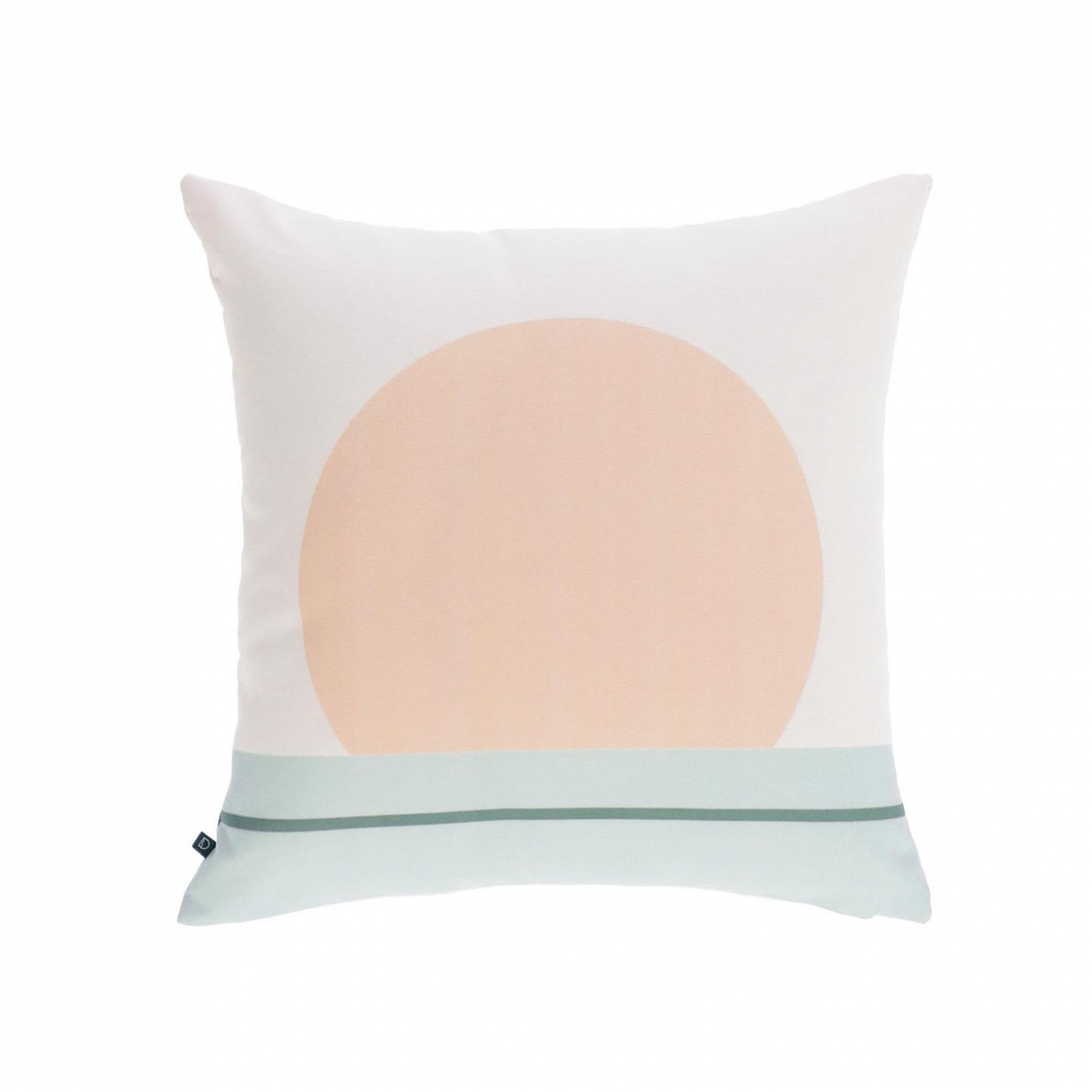 101277 Чехол для подушки с розовым кругом 45 x 45 см La Forma Glendale  - Вид №1