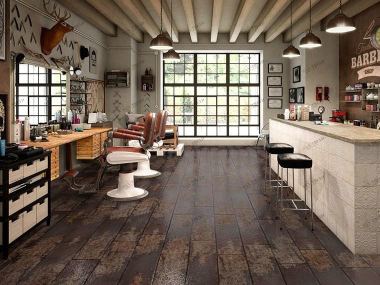 Aparici Пол из керамогранита под бетон Brickwork sun-id-1509265