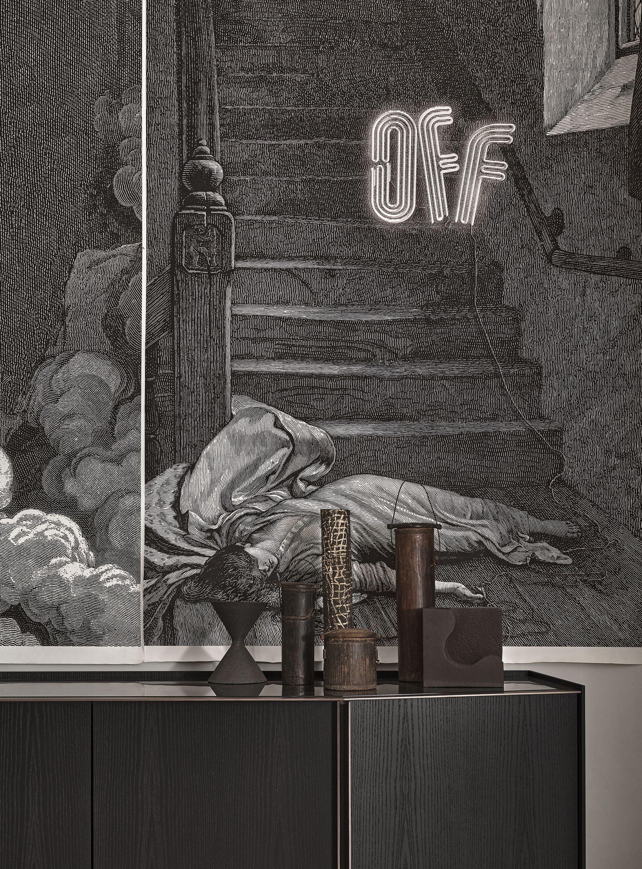 Деревянный шкаф с распашными дверями Gallotti&Radice Athus ARCH-00141070 - Вид №1