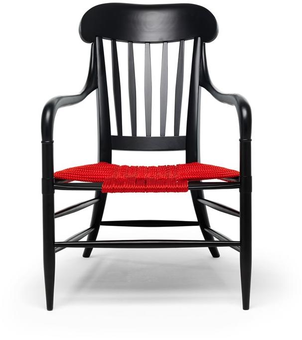 EPÒNIMO Кресло из вишневого дерева с подлокотниками  He001  - Вид №1