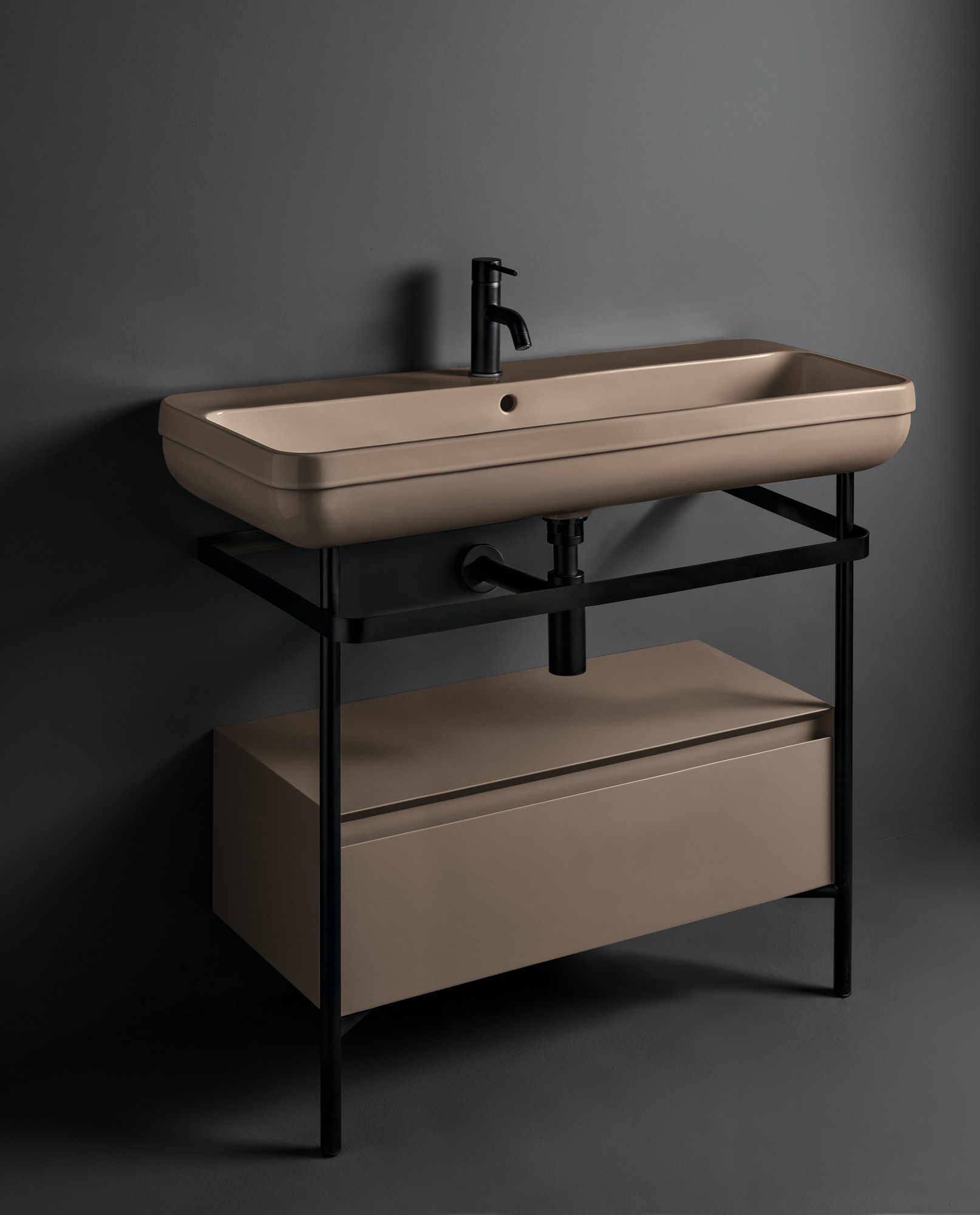 Напольная раковина из нержавеющей стали и дерева Axa Legacy ARCH-00123891 - Вид №2