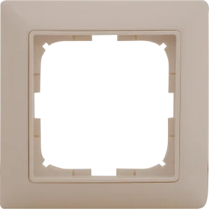 Рамка для розеток и выключателей ABB Basic55 1 пост, цвет белый 13606888 STLM-2052404