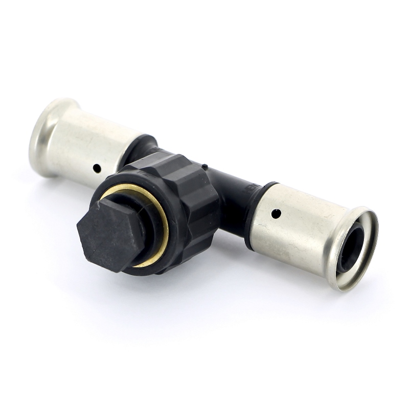 Тройник пресс-В PVDF HENCO 16x1/2"x20 13PK200420 - Вид №3