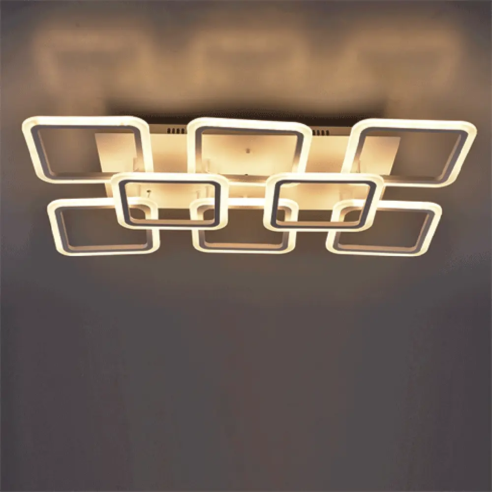 Люстра потолочная светодиодная Escada 10204/8LED 155W с пультом управления, 36 м², регулируемый белый свет, цвет белый STLM-2022897 - Вид №1