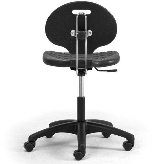 Leyform Регулируемый по высоте офисный стул из полиуретана со спинкой  0808pu  - Вид №4