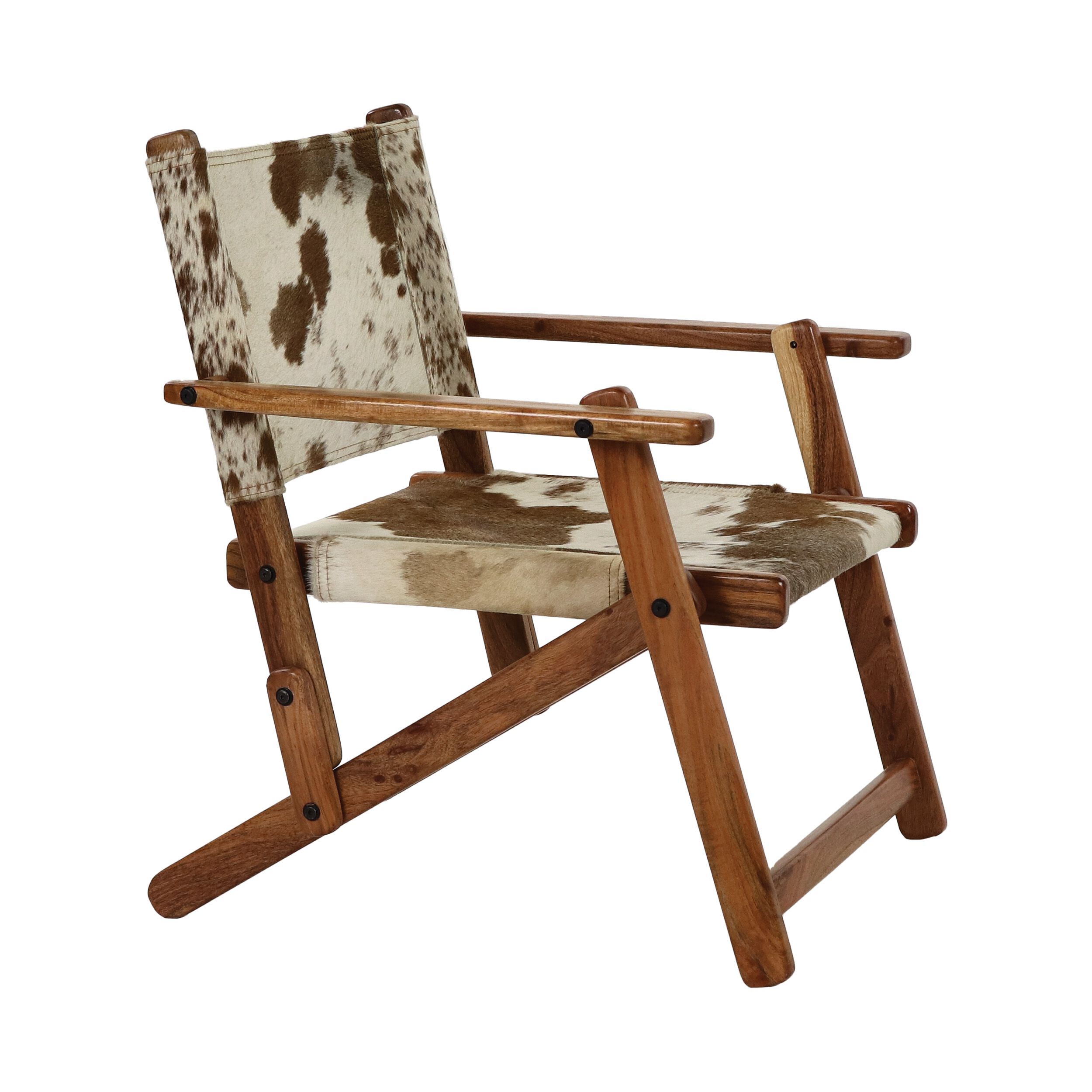 Кресло из коровьей кожи с подлокотниками POMAX BENISSA ARCH-00024339 - Вид №2