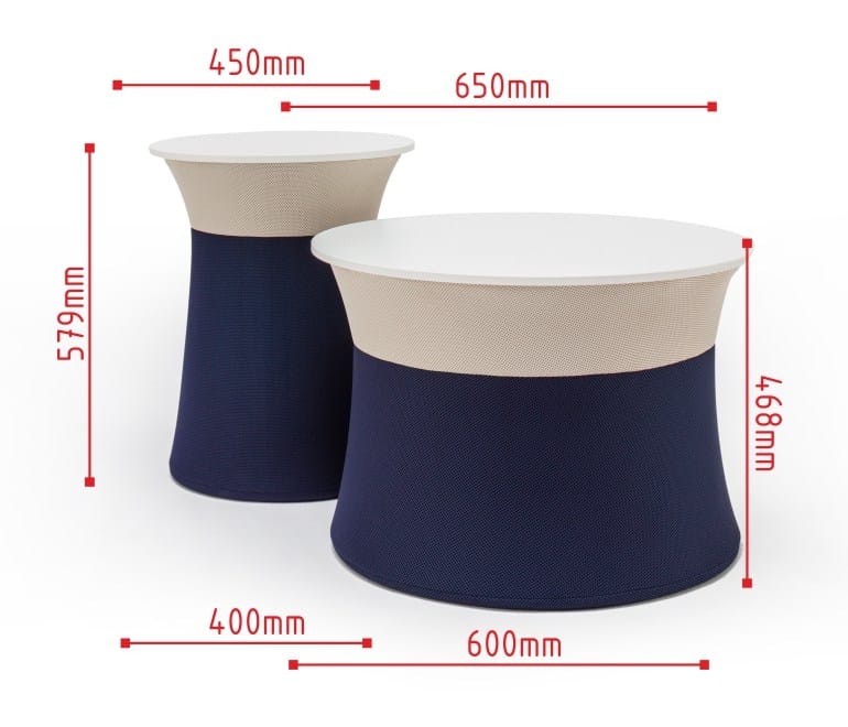 Журнальный столик из низкой ткани для гостиной MDD сетка ARCH-00059716 - Вид №7