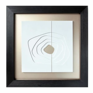 Панно-картина на стену Black kvadro EVENHOME  192764 Белый