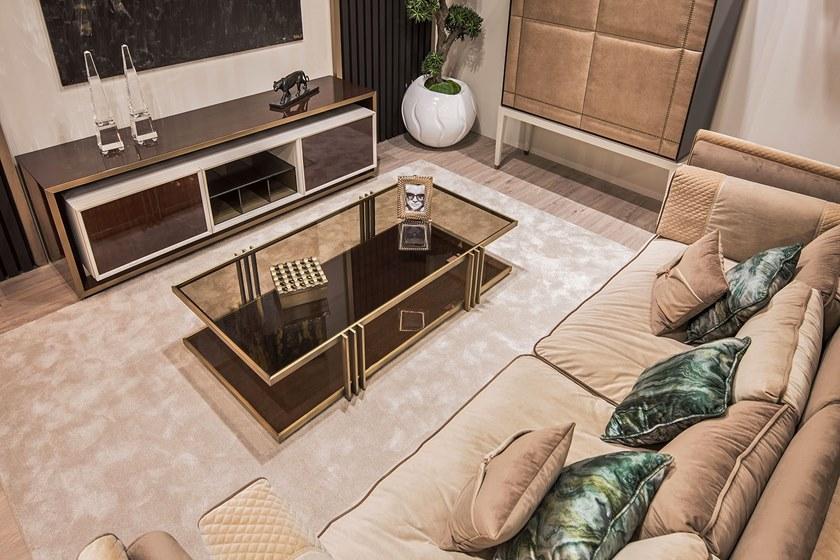 Stylish Club Тумба под телевизор с распашными дверцами из лакированного шпона Empire Scf.e02 - Вид №2