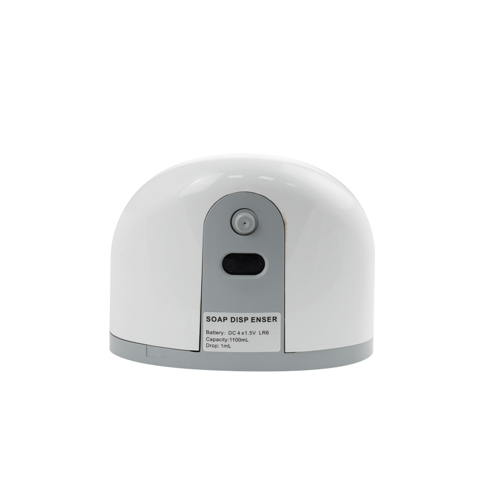 GFmark - Дозатор сенсорный для дезинфекции, пластик АБС, белый, с полоской, 1000 мл, код: 717  - Вид №1