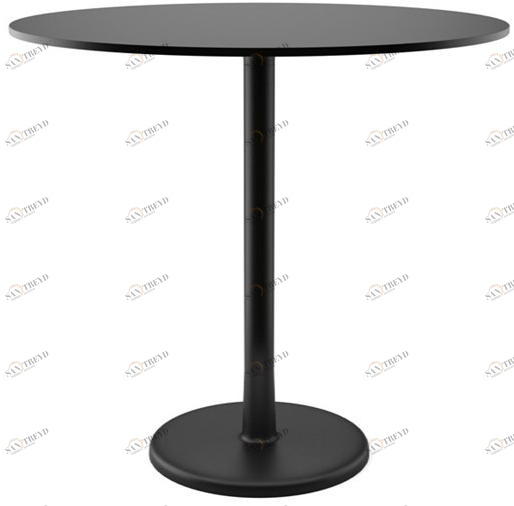 COLOS Круглый стол из крашеного металла и столешница из hpl Alfiere sun-id-1466920