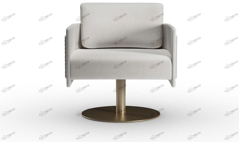 Reflex Вращающееся кресло из ткани с подлокотниками Amet sun-id-1401045