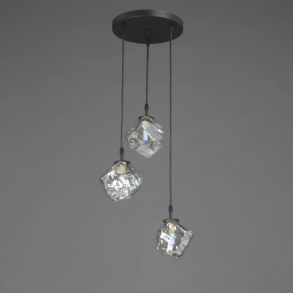 VITALUCE Комета Лайт — подвесной светильник с тремя плафонами для современного интерьера 89437965 STLM-1581923 - Вид №1