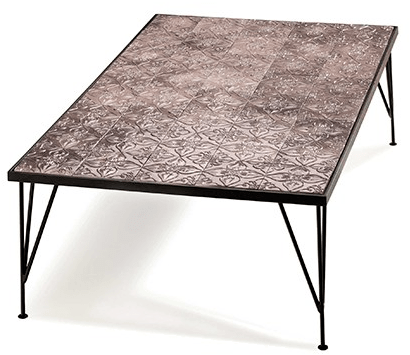 Mambo Unlimited Ideas Прямоугольный керамический журнальный столик Caldas sun-id-1452759 - Вид №1