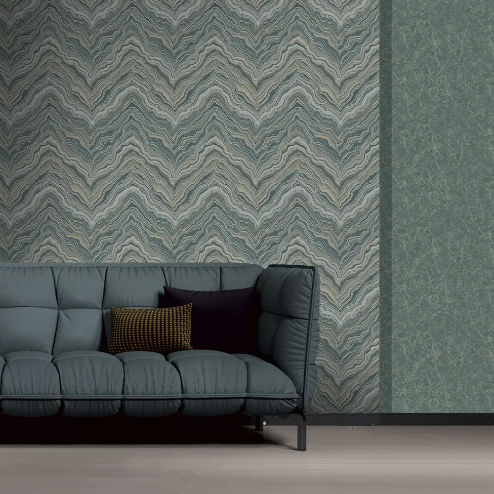 Обои флизелиновые Erismann Siena зелёные 1.06 м 60039-07 STLM-2209988 - Вид №2