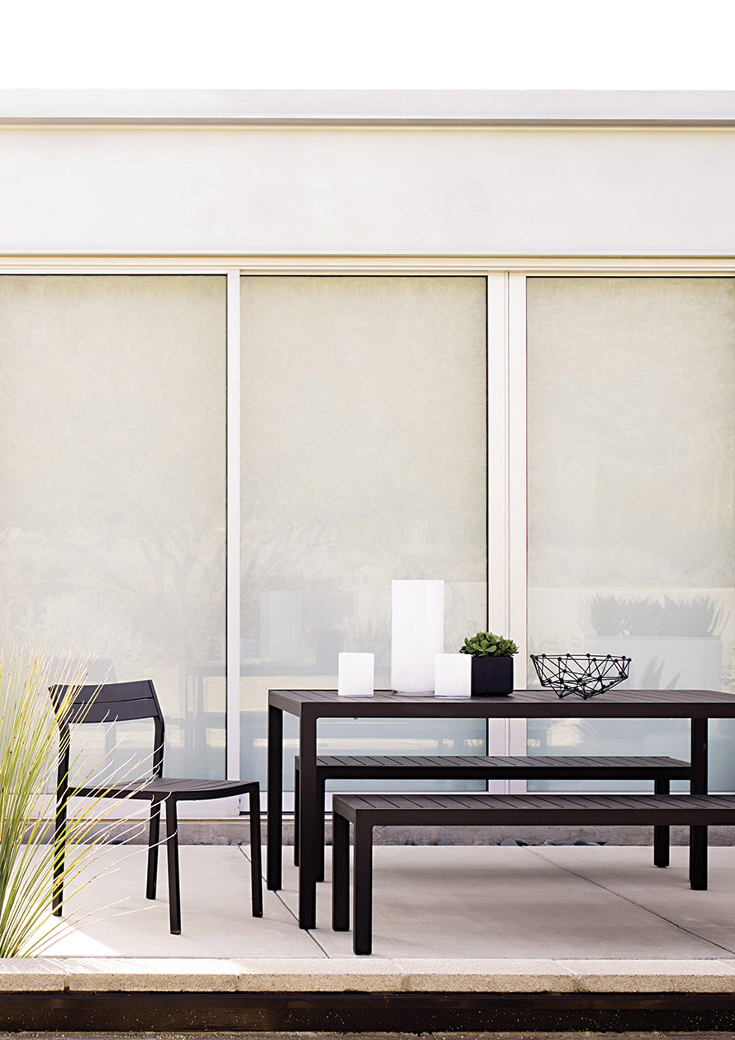 Прямоугольный алюминиевый стол с порошковым покрытием Case Eos ARCH-00062107 - Вид №8