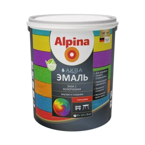 90708232 Эмаль ALPINA 242107 цвет белый 2.5 л STLM-0859162