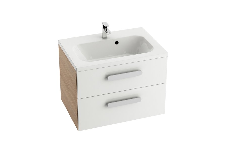 Тумба под умывальник SD 700 CHROME II каппучино/белая Ravak X000000921 - Вид №1