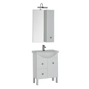 Комплект мебели Aquanet Стайл 65 белый (1 дверца 2 ящика)