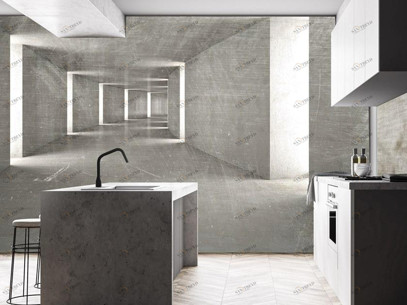 Creativespace Моющиеся обои trompe l'oeil Wallpaper 2020 sun-id-1393062