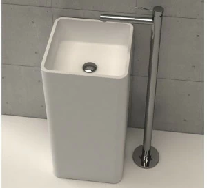 MOMA Design Отдельностоящий квадрато Lavabo с твердой поверхностью  Tbt
