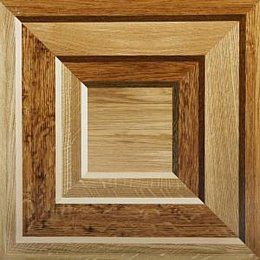 Художественный паркет Da Vinci Щитовой 26-274 Дуб (Гладкая) 500х500 мм.