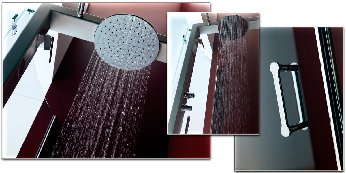 Душевое ограждение с колонной Start 140х70 Walk In 9447-12340 Sx Jacuzzi 944712340SX - Вид №1