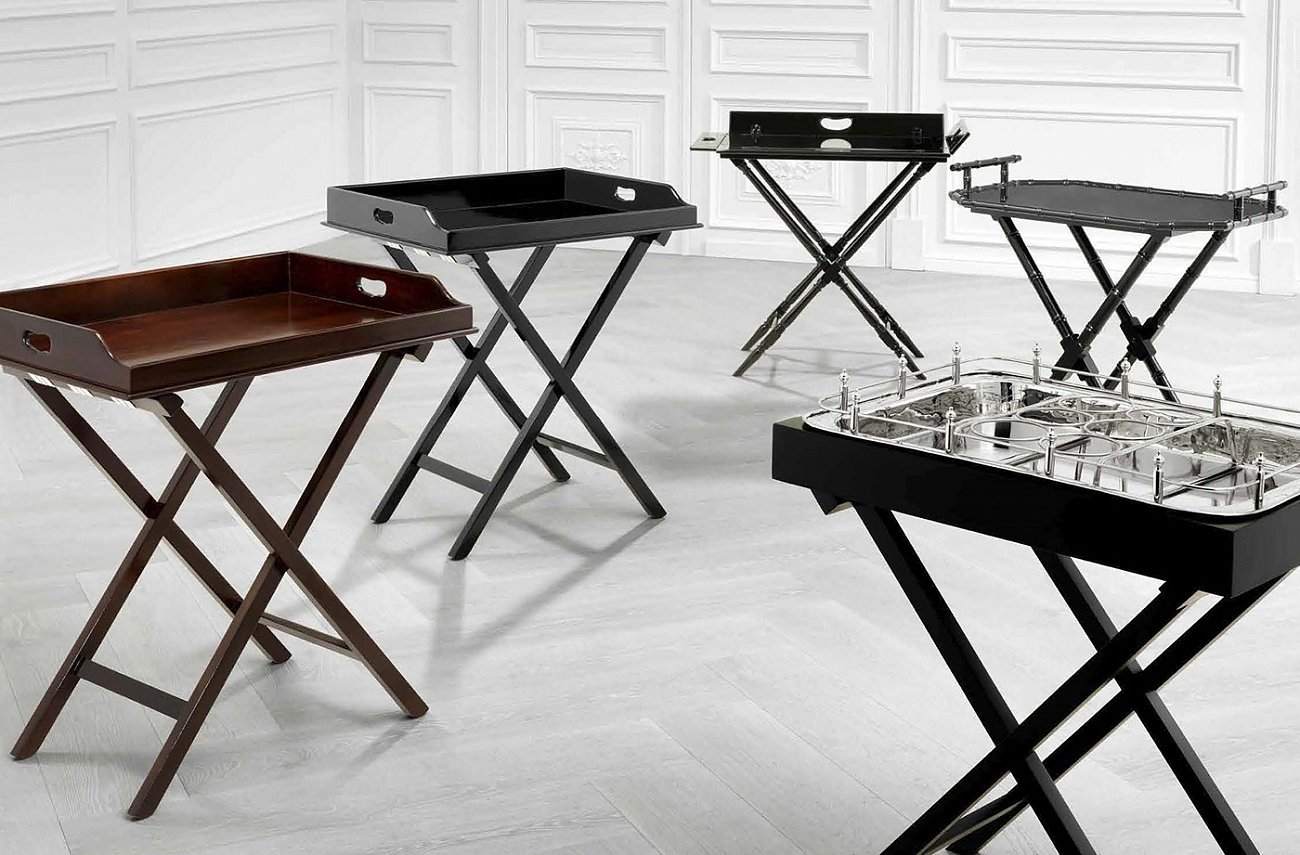 Столик сервировочный черный Osborn от Eichholtz EICHHOLTZ  242391 Черный  - Вид №3