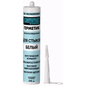 Герметик акриловый Cemmix виброакустический белый 290 мл