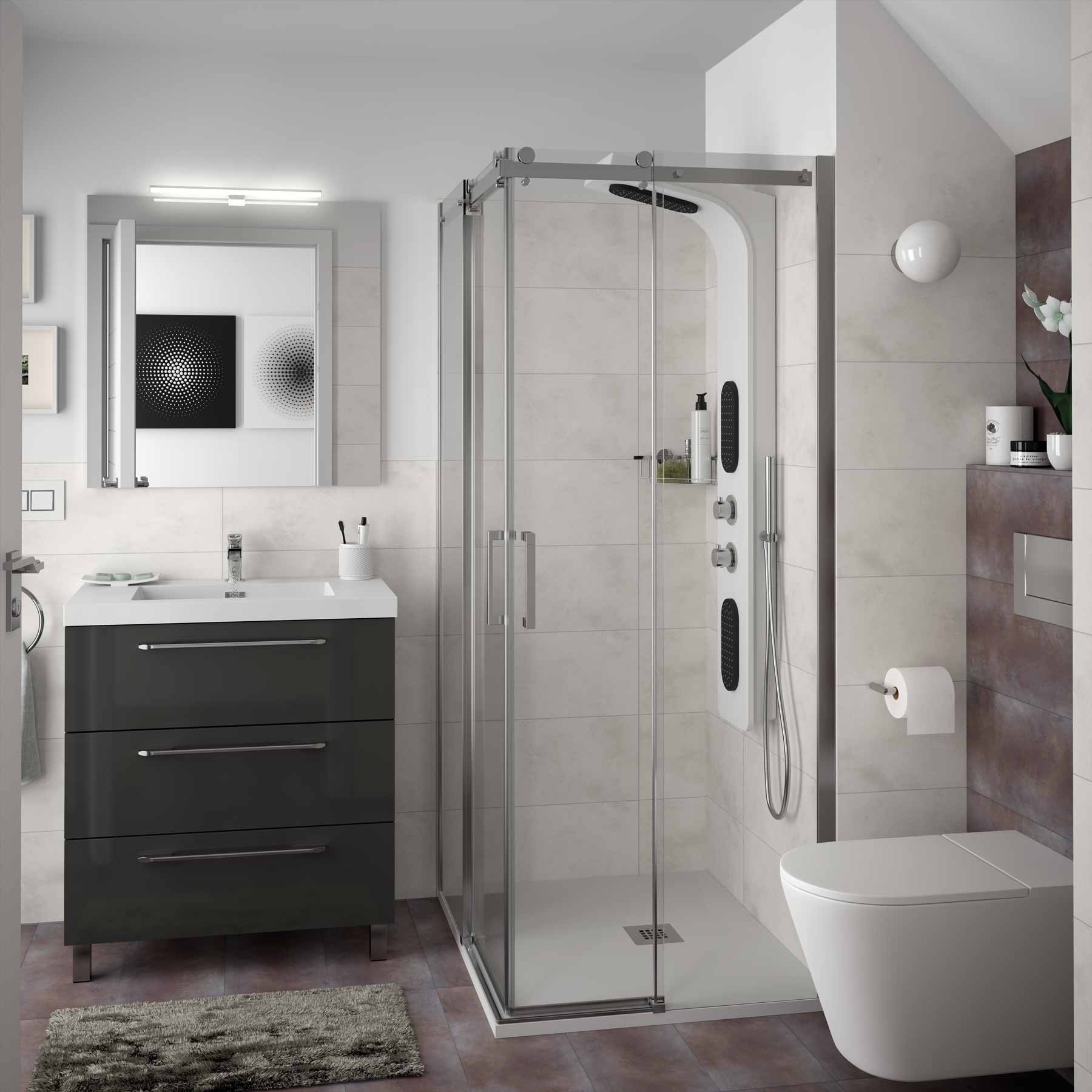 20750 SALGAR Раковина TOSCANA 805 WHITE MINERAL LOAD 805 x 50 x 460 мм - Вид №4