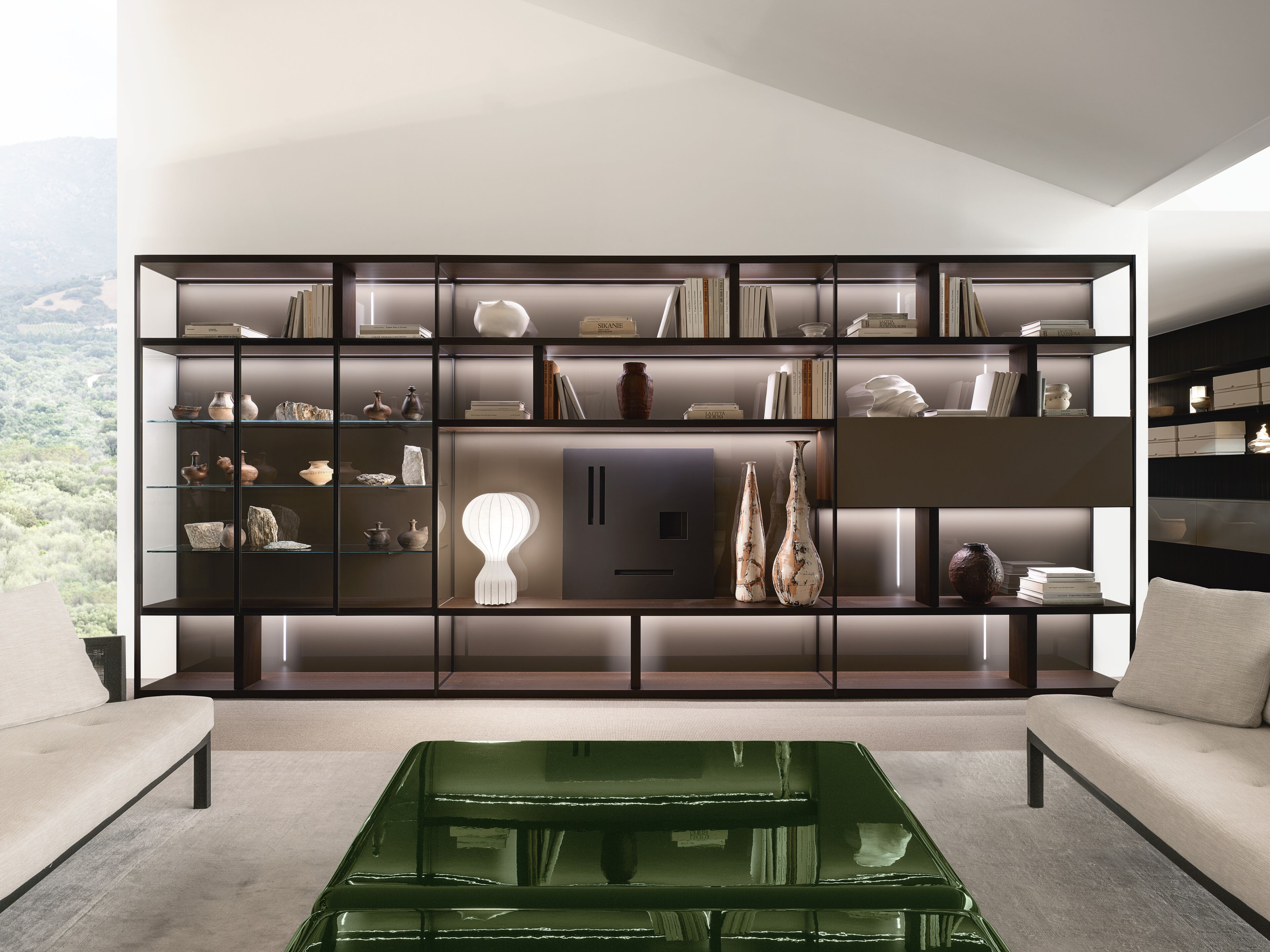 Отдельно стоящий книжный шкаф Porro SYSTEM HT ARCH-00084090 - Вид №2