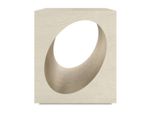 Высокий квадратный деревянный журнальный столик