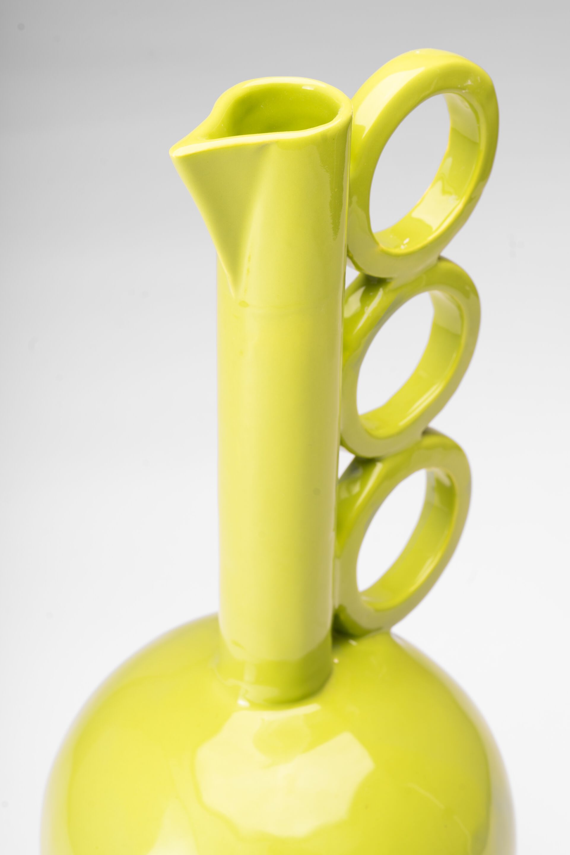 Керамическая ваза ручной работы Paolo Santangelo картезианская ARCH-00106270 - Вид №2