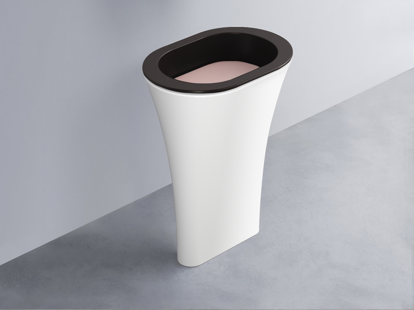 AMLA65-LV+AMPILO-CP+AMCOLO-BL Раковина Amedeo Ovale отдельностоящая cielo Enjoy + Amedeo Ceramica Cielo