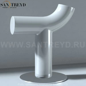 470101 Табурет “Cow” в комплекте с стальным основанием.