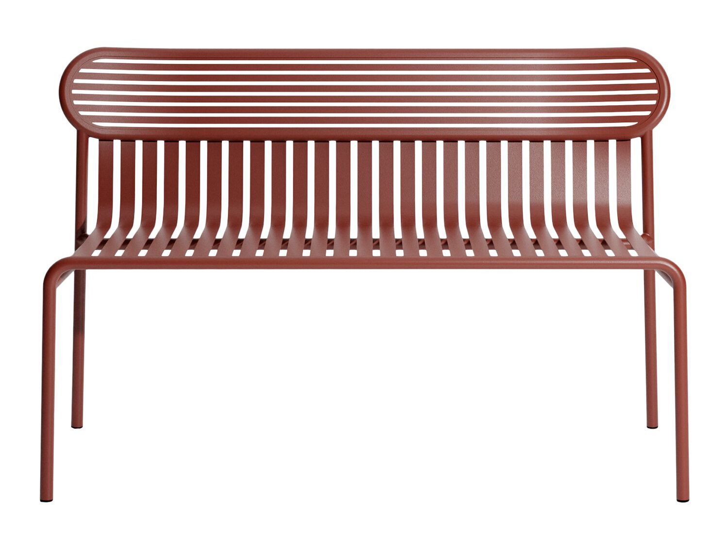 Алюминиевая садовая скамейка с порошковым покрытием со спинкой In Stock Petite Friture ARCH-00058201