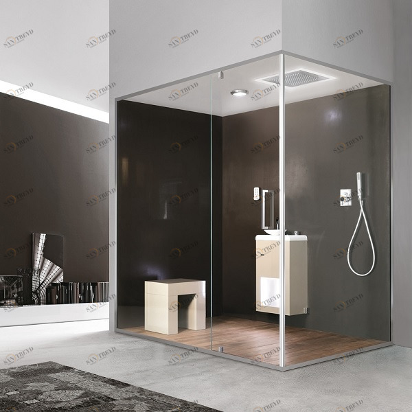 Ограждение для душа и турецкой бани Gemini 5 170х120 см 1GNO4S0 Gruppo Geromin