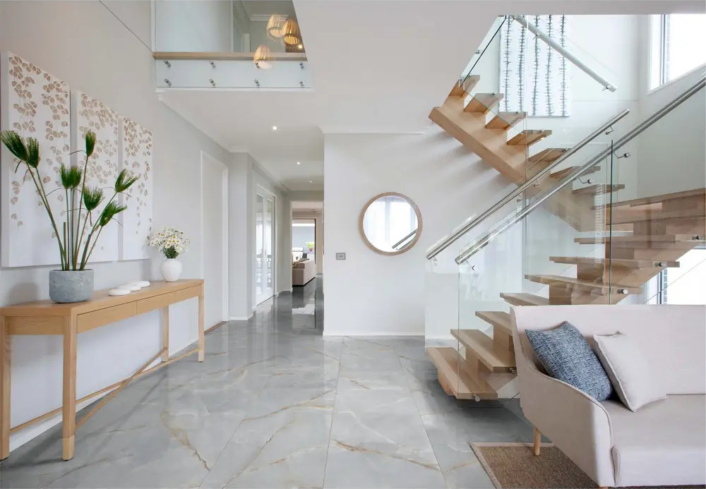 91535720 Керамогранит GLOBAL TILE Lakme_gt GT1206011516PR 60x120см 1.44 м² цвет голубой, цена за упаковку STLM-0946337