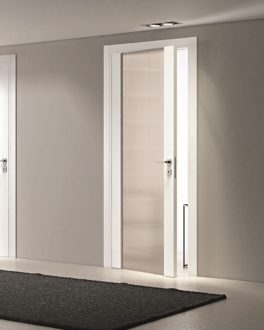 Деревянные и стеклянные распашные двери Pail Serramenti SIMMETRICO ARCH-00034991 - Вид №1