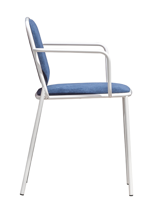 Ring 671 Кресло со стальным каркасом, 4 ножки. Сиденье и спинка мягкие. Et al. Ring - Вид №10