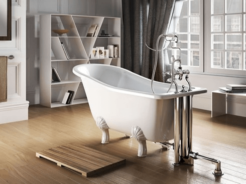 Ванна акриловая Buckingham Slipper c ножками L3W Slipper Burlington E6, L3W 740 x 1500 x 780 - Вид №1