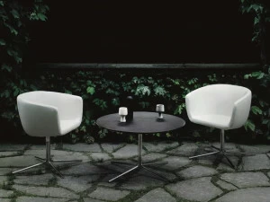 Living Divani Круглый журнальный столик из стали Jelly