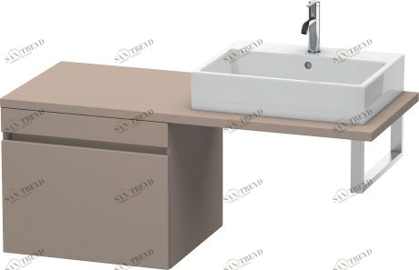 DS533304343 DuraStyle Шкафчик для консоли Базальт матовый, декор Duravit