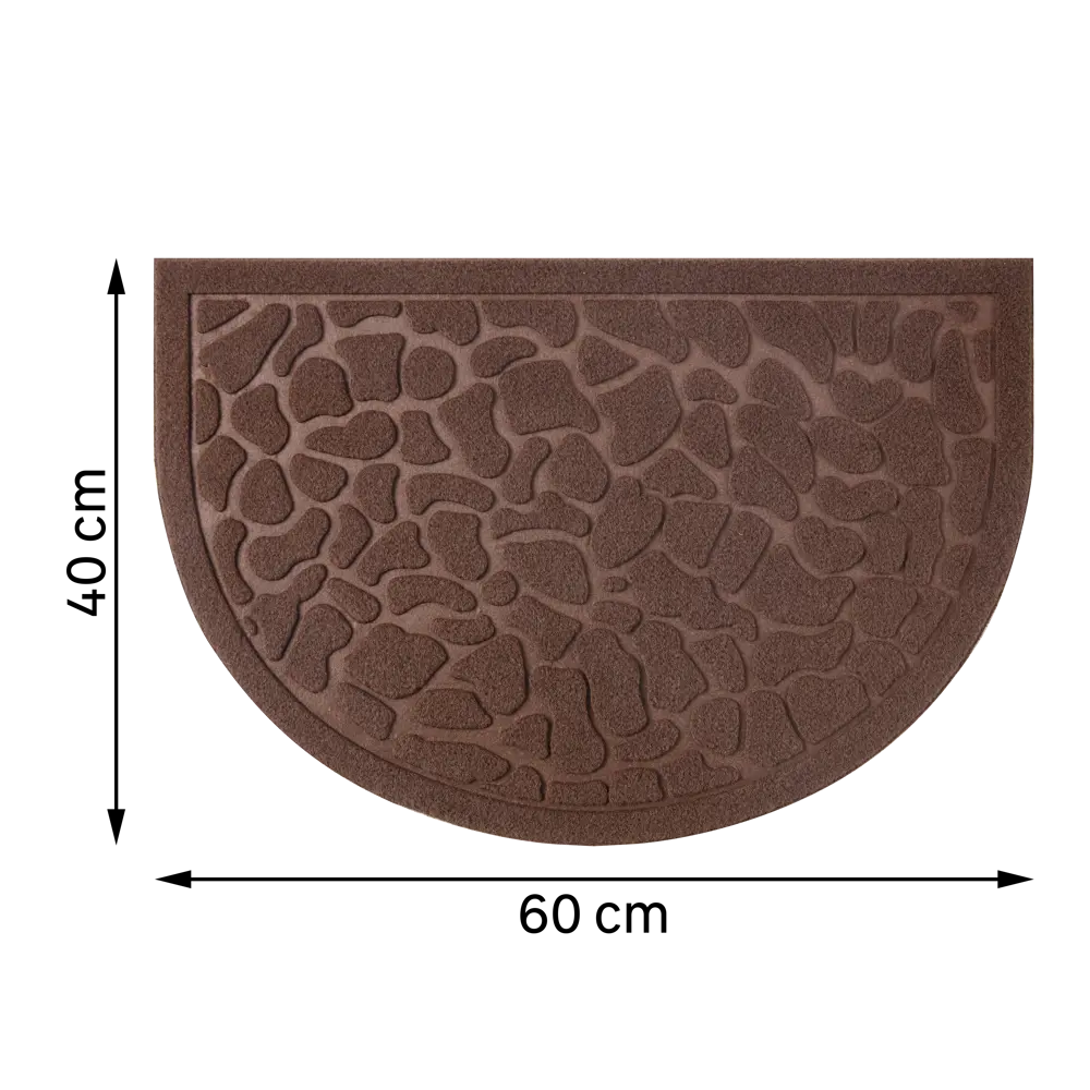 88249559 Коврик Inspire HR Lenzo 40x60 см резина цвет коричневый STLM-0077022  - Вид №4