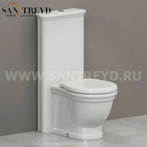 PA137PA025BA016CR Компакт унитаз с бачком Белый Ceramica Globo PAESTUM Италия